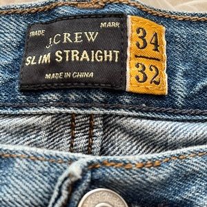 Men’s JCrew Slim Straight Jeans 34x32